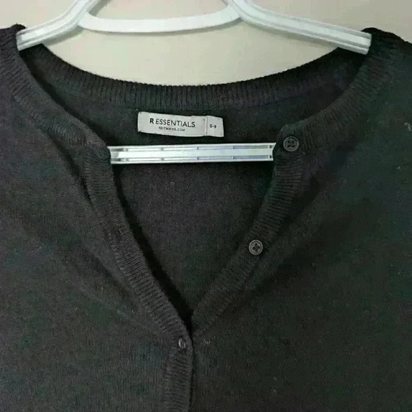 Reitmans, R Essentials ,3/4  sleeves, black, cardigan, size small - Picture 4 of 5
